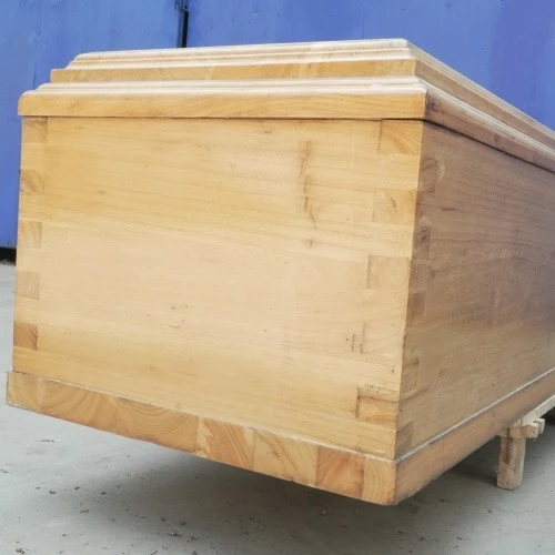 Adult Poplar Wood Coffin factory
