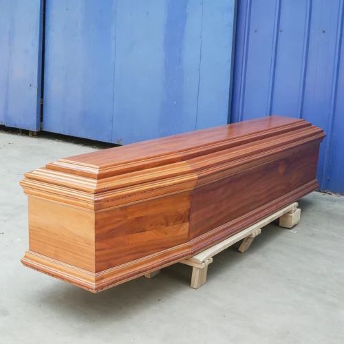 French Poplar Wood Adult Coffin factory