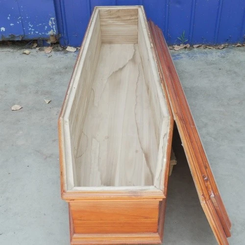German Oversize Abete Wood Coffin factory