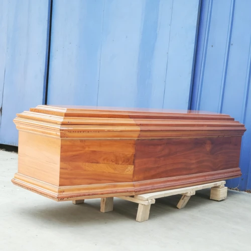 German Style Adult Paulownia Wood Coffin factory