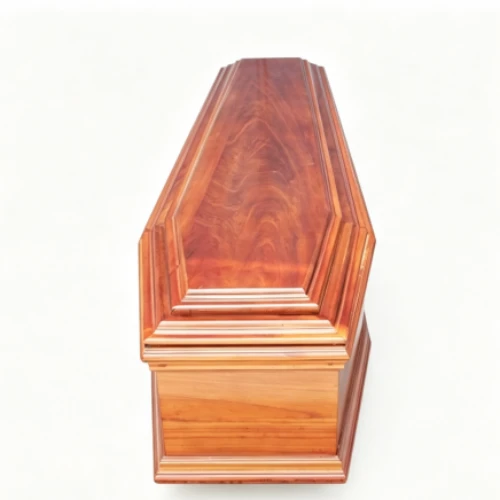 French Poplar Wood Adult Coffin