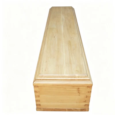 Adult Poplar Wood Coffin